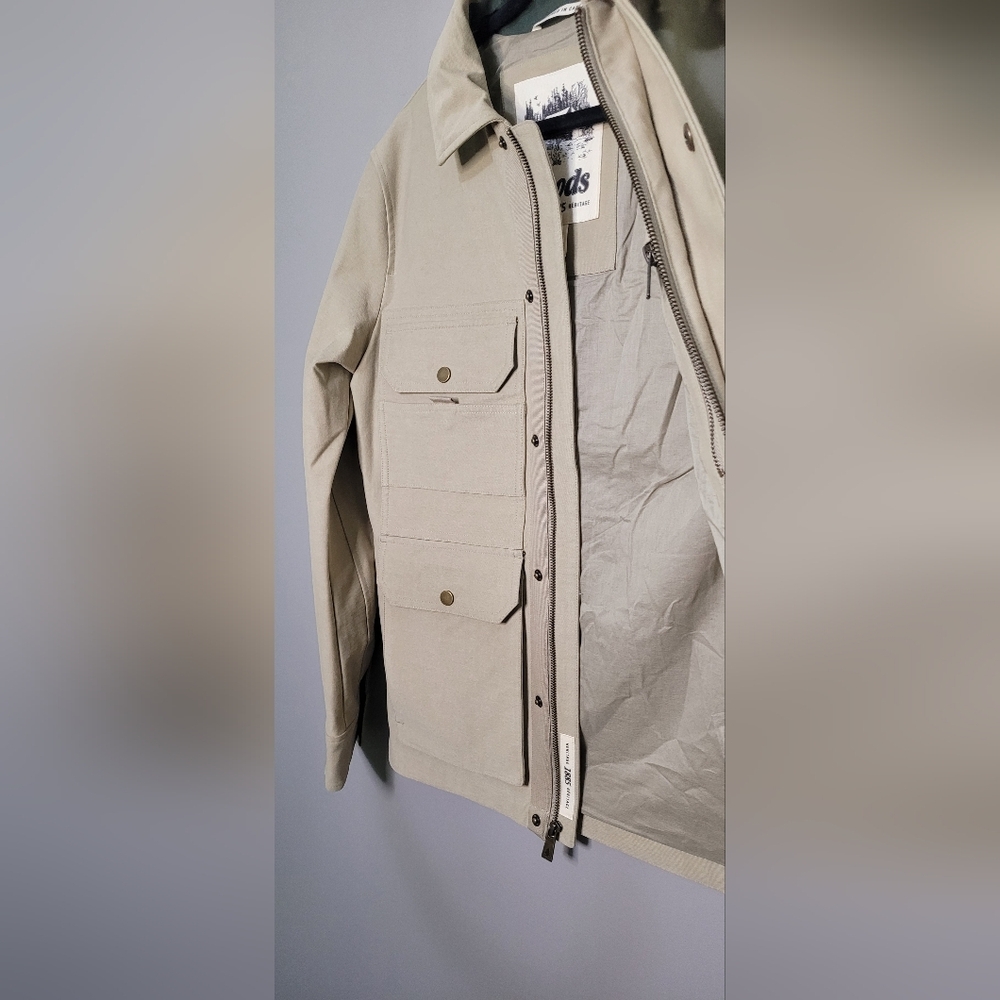 Woods Womens Khaki Jacket Chore Utility Camping S - Picture 6 of 9